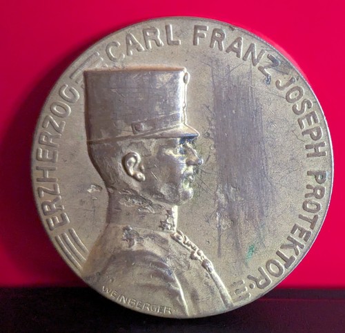 1911 bronze medal archduke - medal,