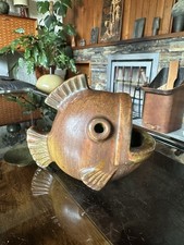 Rare Vintage Gunnar Nylund Fish For Rorstrand Pottery Sweden.