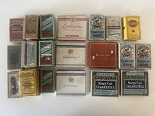 Vintage Cigarette Packets Job