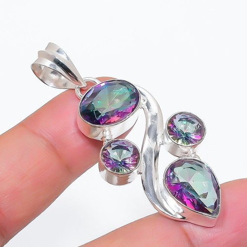 Mystic topaz gemstone handmade - topaz,