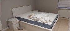 Bed Frame And Mattress IKEA BRAND King SIize Bed Used For 3 Years