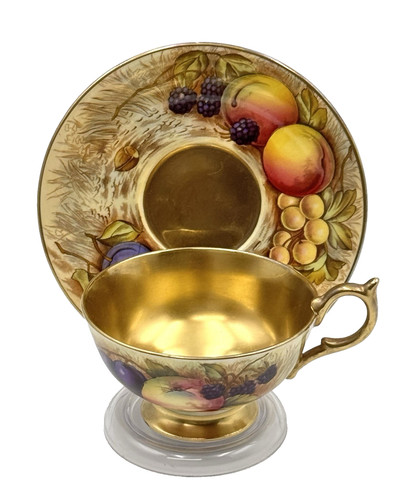 Vintage aynsley cup saucer - aynsley,
