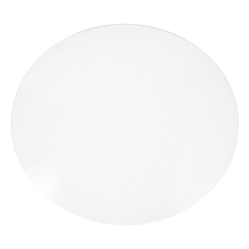 Round convex clock - convex, glass