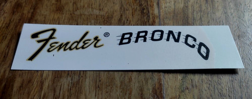 Fender bronco headstock - bronco,