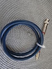 ARCAM INTERCONECT RCA CABLE  Vintage. With bnc adaptor 75ohm. cd to dat etc.
