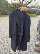 Gentleman’s Pierre Cardin 3/4 Length Coat In Navy Blue