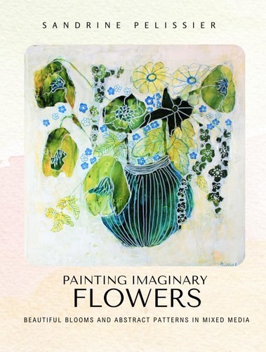 Painting imaginary flowers - imaginary,
