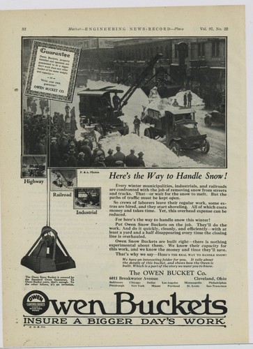 1926 owen bucket snow - 1926,