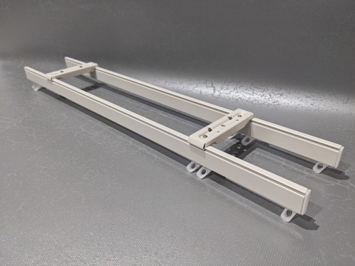 Metal double curtain track - double,