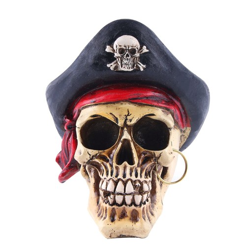 Horror pirate skull head - pirate,