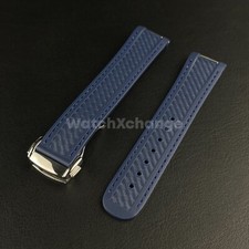Blue Silicone Rubber Watch