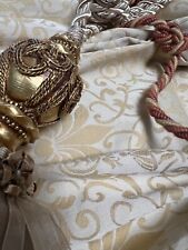 Beautiful Vintage Curtains 85” d x 20” wide each Panel Pr 2 of 2