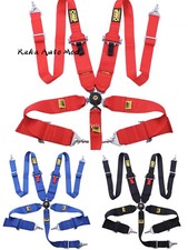 OMP 5 Point Camlock Quick Release Car Seat Belt Harness Racing Universal 3" New