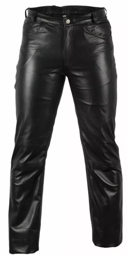 Mens biker jeans real - jeans, black