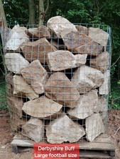 Rockery Large Derbyshire Buff 10-12 inch Football Size 70-80 Pieces QUARRY PRICE