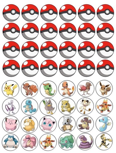 3cm pokemon character and - 3cm,