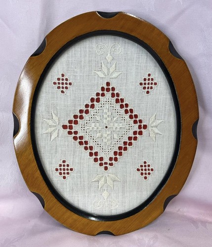 Vintage embroidered needlework - embroidered,