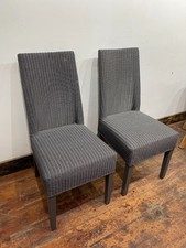 Pair of grey Lloyd Loom Monaco