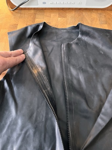Sleeveless rubber vest zip - sleeveless,