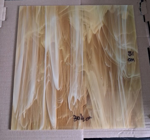 Yellow glass for - yellow, stained