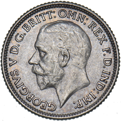 1929 sixpence george v - sixpence,