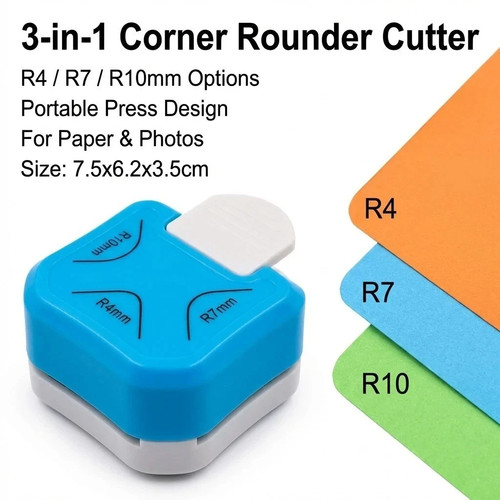 Corner rounder paper - 3-in-1,