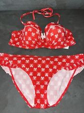 Ladies Red & White Skull