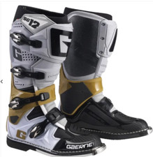 Gaerne SG12 MX Boots Grey Magnesium White Motocross Off-Road