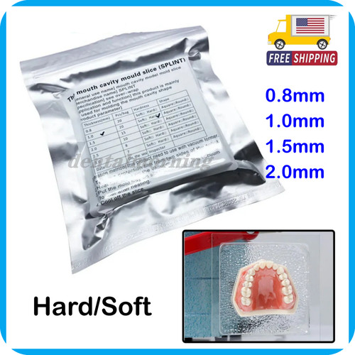 Dental vacuum forming sheets - forming,