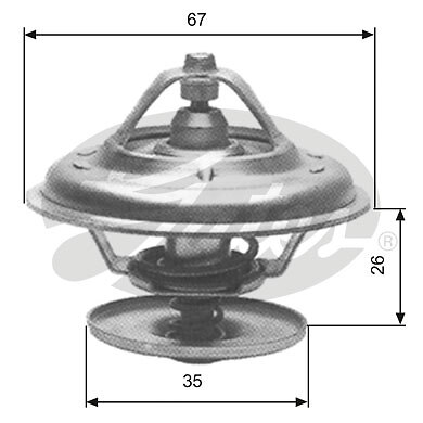 Gates th11680g1 thermostat - gates,