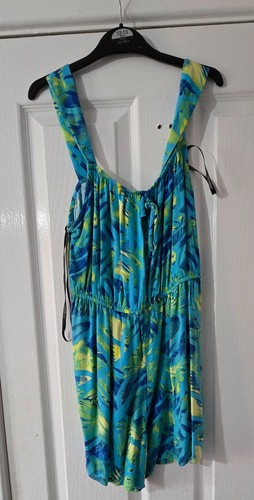Primark floral leaf blue - floral,