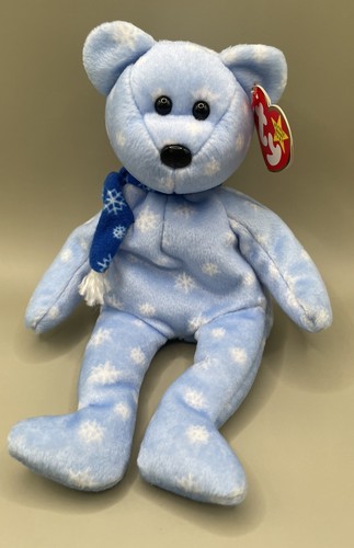 1999 holiday teddy beanie - 1999, ty