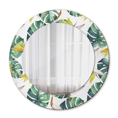 Jewel round mirror with - mirror,