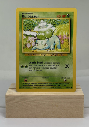 1999 bulbasaur pokemon card - 1999,