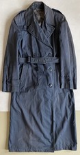 Vtg 1940s 50s Men’s RAF Pattern Trench Coat Overcoat Greatcoat WW2