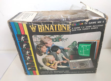 Binatone Colour TV Game MK 6 Console With Gun & Box