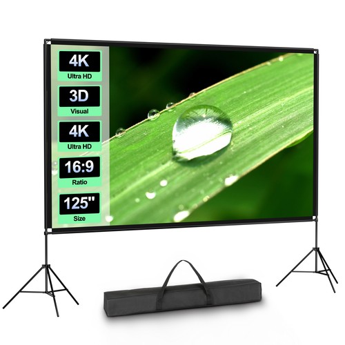 125 projector screen stand - 125",