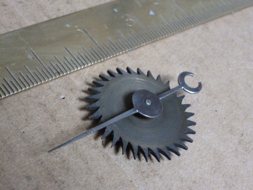 Good antique longcase steel - good,