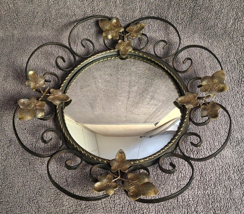 Vintage round wrought iron - wrought,