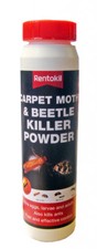 Rentokil Carpet Moth & Beetle Ant Killer Powder Kills Eggs Larvae Pests 150g