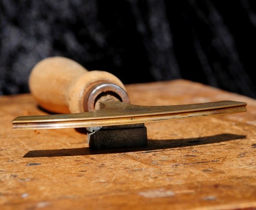 Brass bookbinder tool - brass, pallet