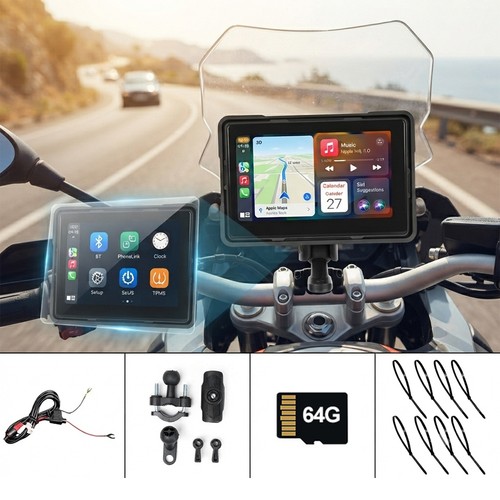 Motorcycle apple carplay - 5",
