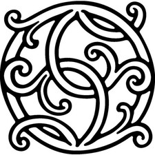 Celtic knot unmounted rubber - 'celtic,