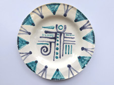 Vtg JFF John Ffrench Pottery Plate Arklow Ireland Irish Studio Pottery ~ READ