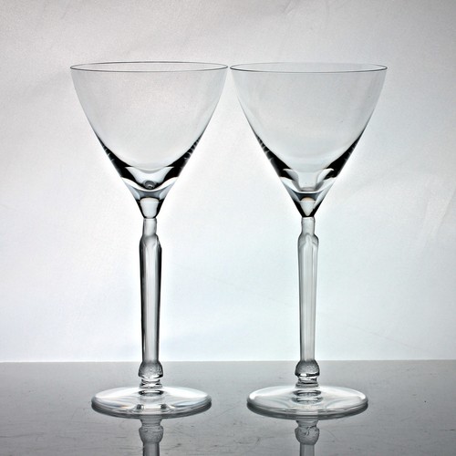 Pair lalique clos saint - of,