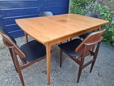 S-Form Sutcliffe of Todmorden Dining Room Table Mid-Century Furniture