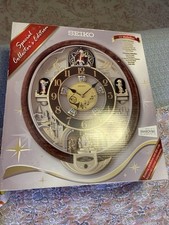 Seiko 12 Melodies Wall Clock Swarovski Crystals Gently Used But No Place To Hang
