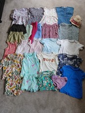 Girls Clothes Bundle Age 5-6 Years Dress Leggings T-Shirt Vest Pyjamas Hat Skirt