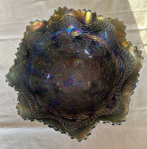 Antique fenton carnival - carnival, glass