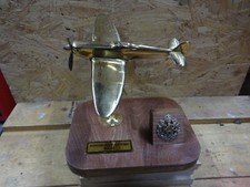 A Bates Brass Spitfire Model.